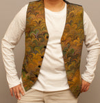 Vest, dark mustard Size M