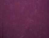 Large hand marbled charmeuse silk fabric, purple