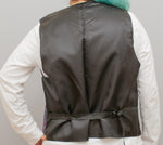 Silk vest, maroon Size XL