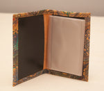 Tan leather bi-fold wallet/card holder